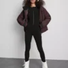 Velvet plush jumpsuit