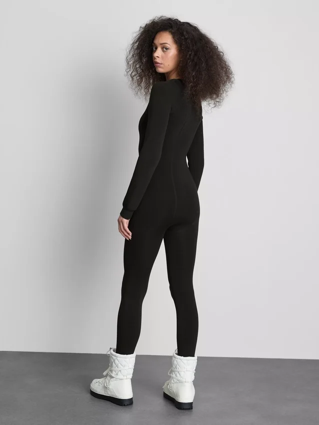 Velvet plush jumpsuit