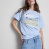 Vincent van gogh landscape art cotton t-shirt