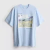 Vincent van gogh landscape art cotton t-shirt