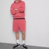 Washed elasticated shorts