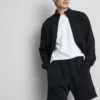 Washed elasticated shorts