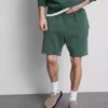 Washed elasticated shorts