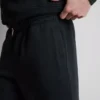 Washed elasticated shorts
