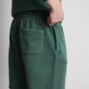 Washed elasticated shorts