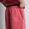Washed elasticated shorts