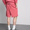 Washed elasticated shorts