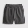 Washed elasticated shorts