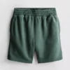 Washed elasticated shorts