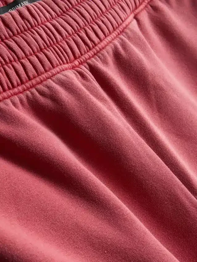 Washed elasticated shorts