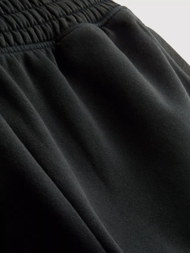 Washed elasticated shorts