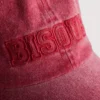 Washed embroidered baseball cap