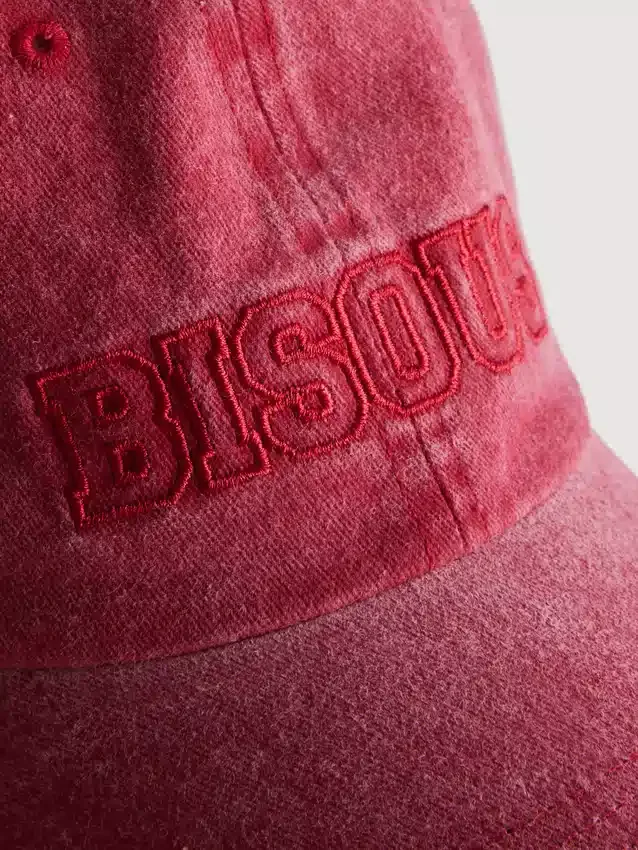 Washed embroidered baseball cap
