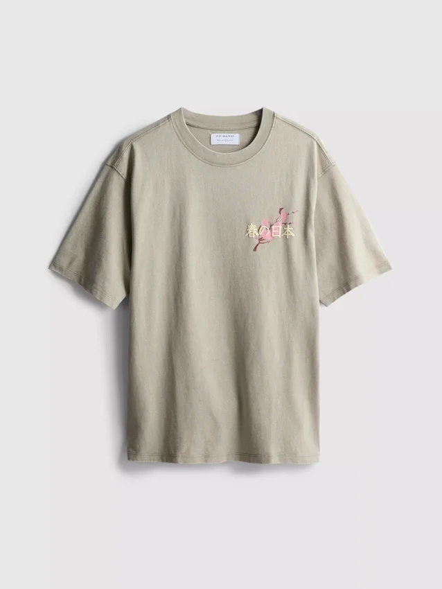 Washed japan graphic tee
