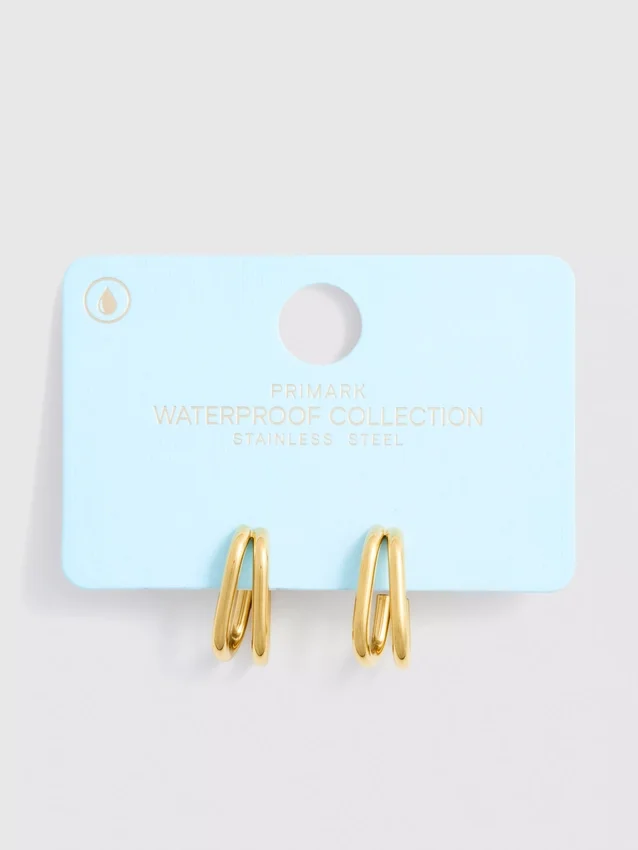 Waterproof double hoops