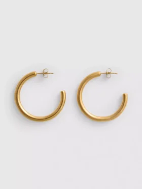 Waterproof hoop earrings