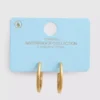 Waterproof hoop earrings