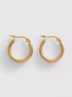 Waterproof mini hoop earrings