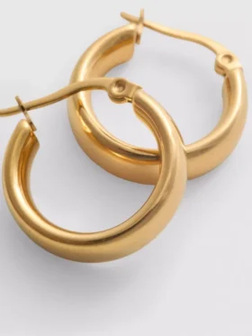 Waterproof mini hoop earrings