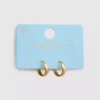 Waterproof mini hoop earrings