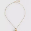 Waterproof shell charm necklace