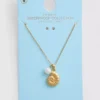 Waterproof shell charm necklace