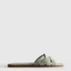 Weave strap mules