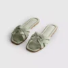 Weave strap mules