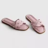 Weave strap mules