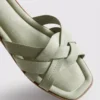 Weave strap mules