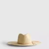 Wide-brim panama hat