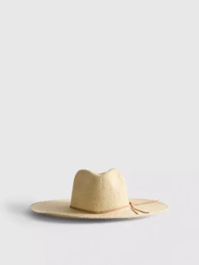 Wide-brim panama hat