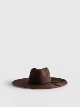 Wide-brim panama hat