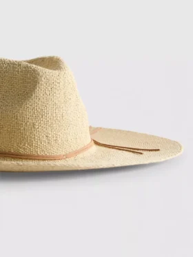 Wide-brim panama hat