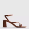 Wide fit block heel sandals