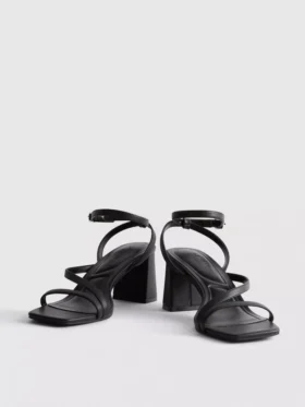 Wide fit block heel sandals