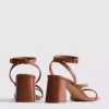Wide fit block heel sandals
