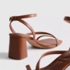 Wide fit block heel sandals