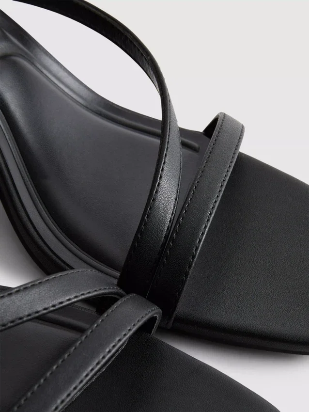 Wide fit block heel sandals