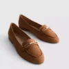 Wide-fit low-vamp loafers
