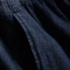 Wide-leg culotte jeans