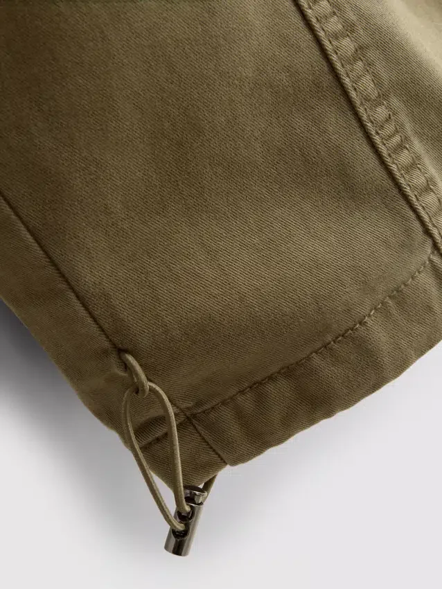 Wide leg seam detail utility pants