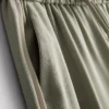 Wide-leg side-stripe pants
