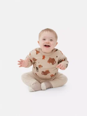 Woodland animal crew sweatshirt