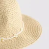 Woven beaded hat