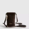 Woven beaded phone bag