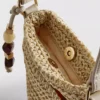 Woven beaded phone bag