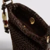 Woven beaded phone bag