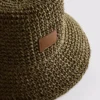 Woven bucket hat