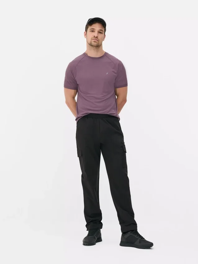 Woven cargo joggers